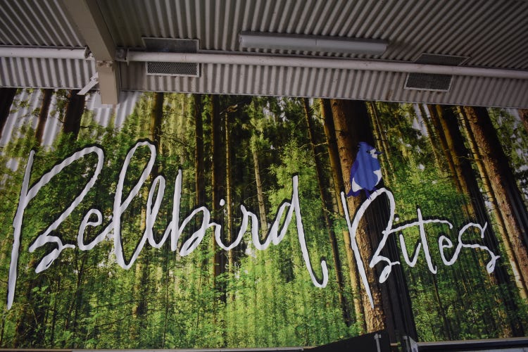 photo of canteen with bellbird bites words